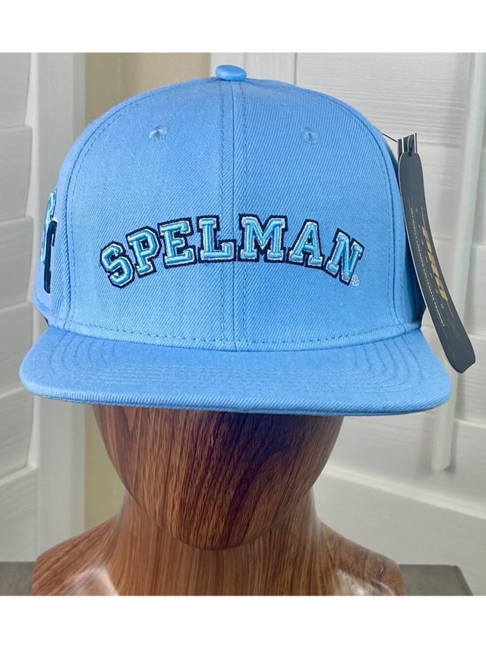 Pro Standard HBCU Spelman College Blue Wool Blend Embroidered Snapback Hat - NWT